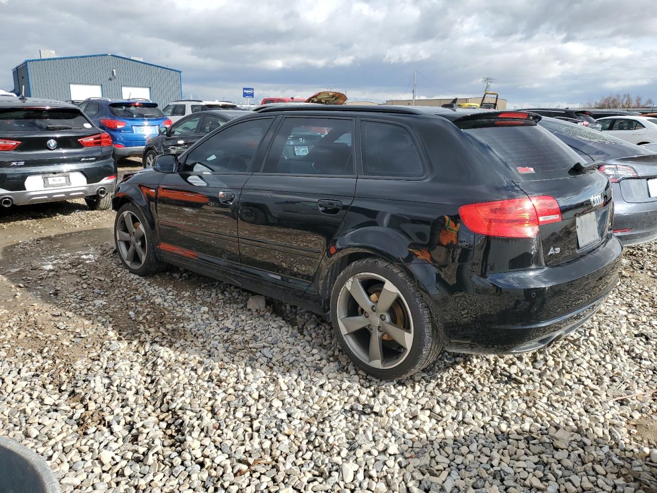 2012 Audi A3 VIN WAUKJAFM7CA076560 Copart auction photo, front end damage thumbnail 2