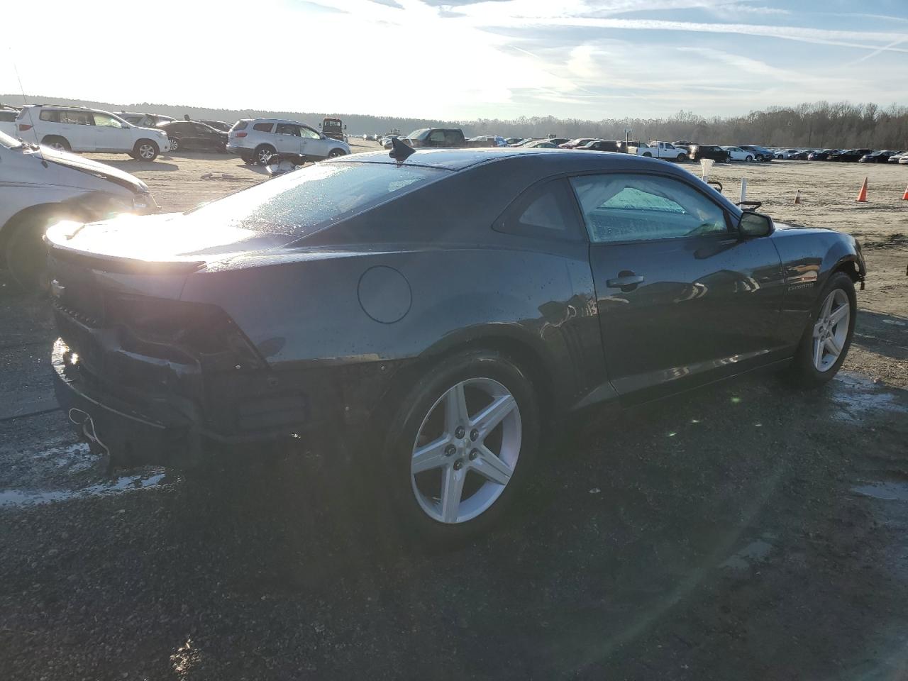 2013 Chevrolet Camaro VIN 2G1FE1E33D9170071 Copart auction photo, all over damage thumbnail 3