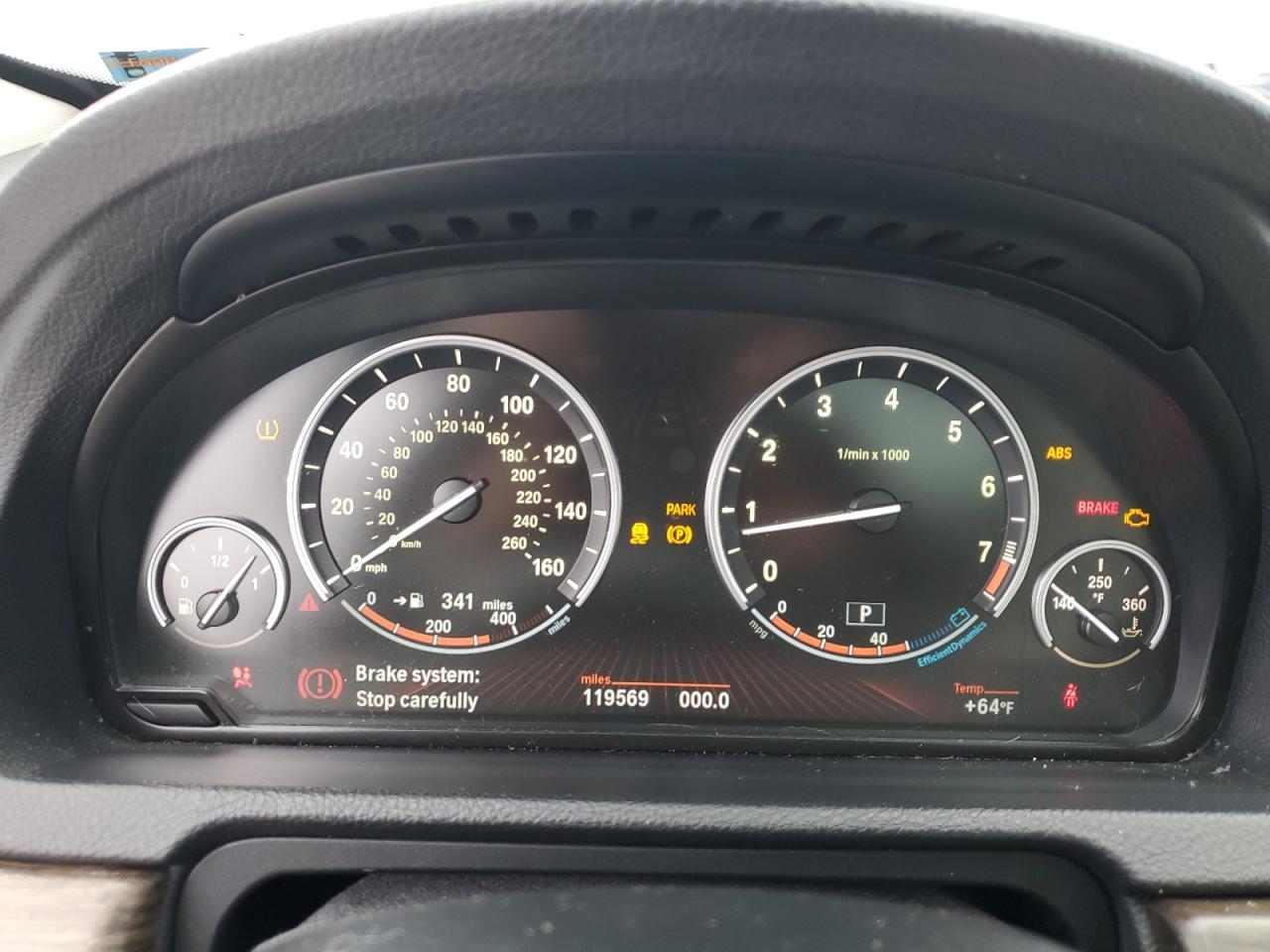 2010 BMW 5er VIN WBASN2C50AC200306 Copart auction photo, all over damage thumbnail 9