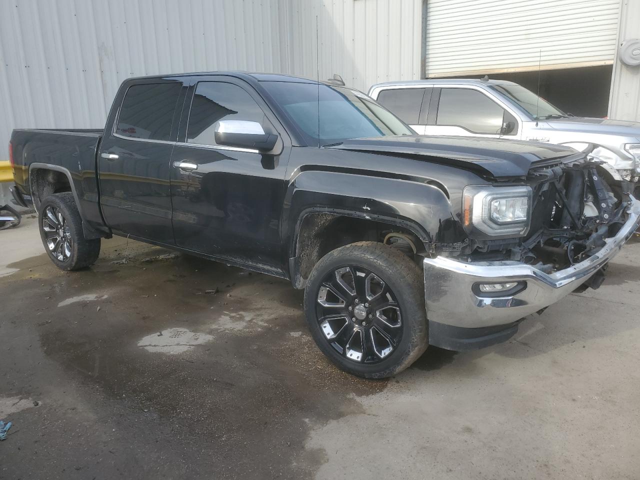 2018 GMC Sierra VIN 3GTU2NEC6JG419656 Copart auction photo, side / front end damage thumbnail 4