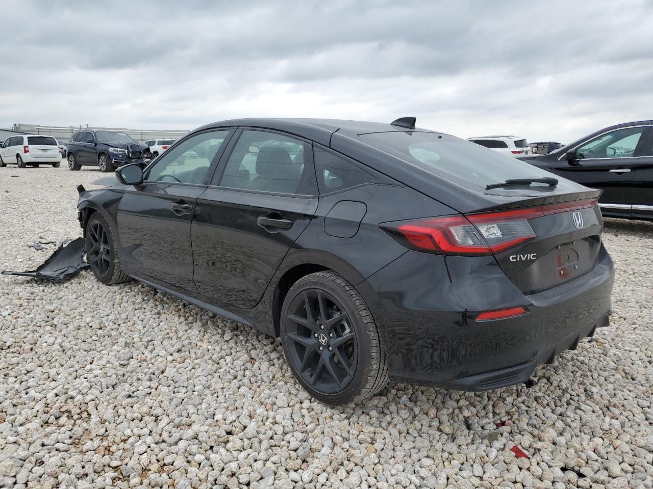 2025 Honda Civic VIN 19XFL2H80SE002669 Copart auction photo, front end / minor dent/scratches damage thumbnail 2