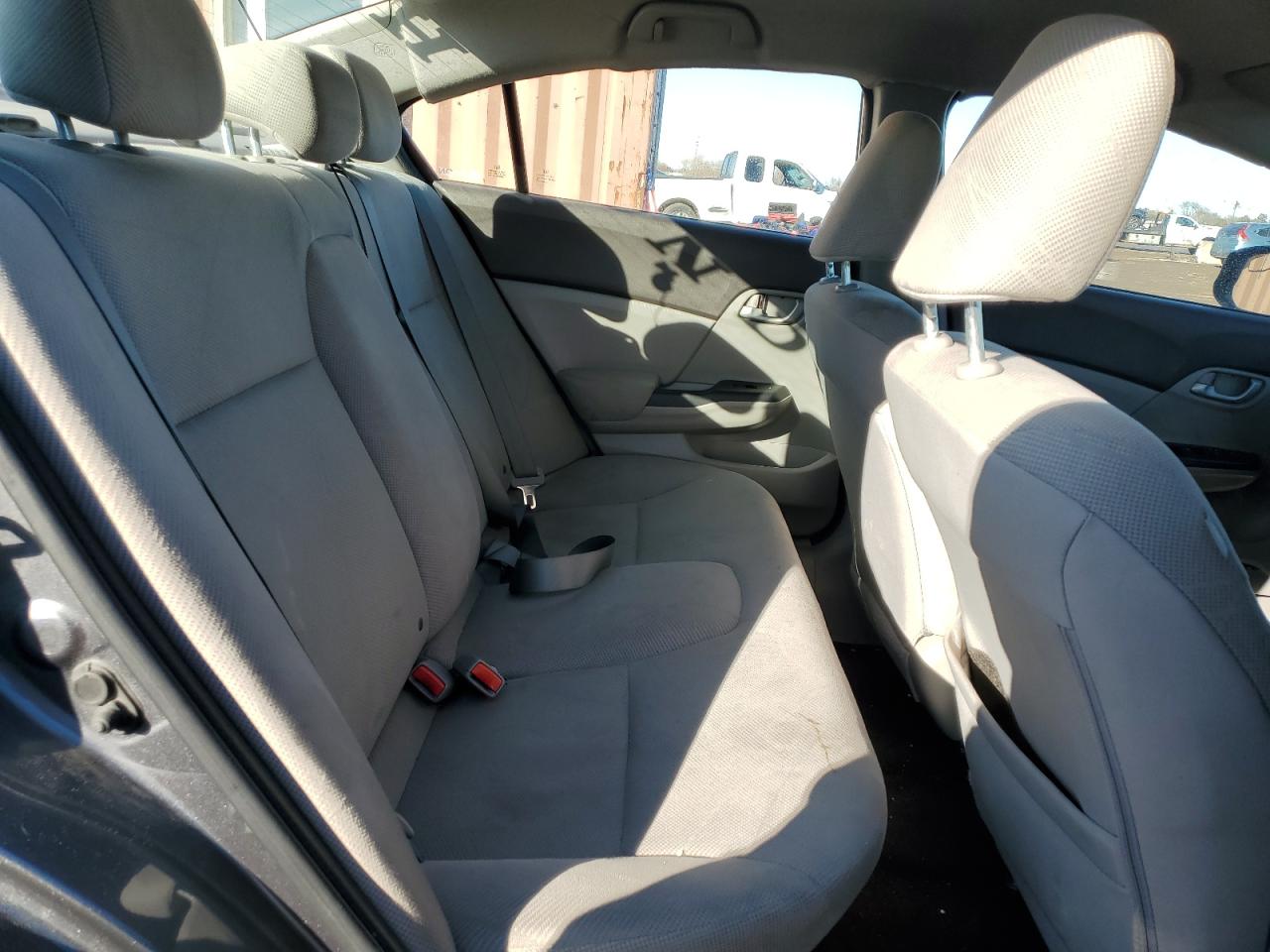 2012 Honda Civic VIN 19XFB2F59CE391812 Copart auction photo, side / rear end damage thumbnail 10
