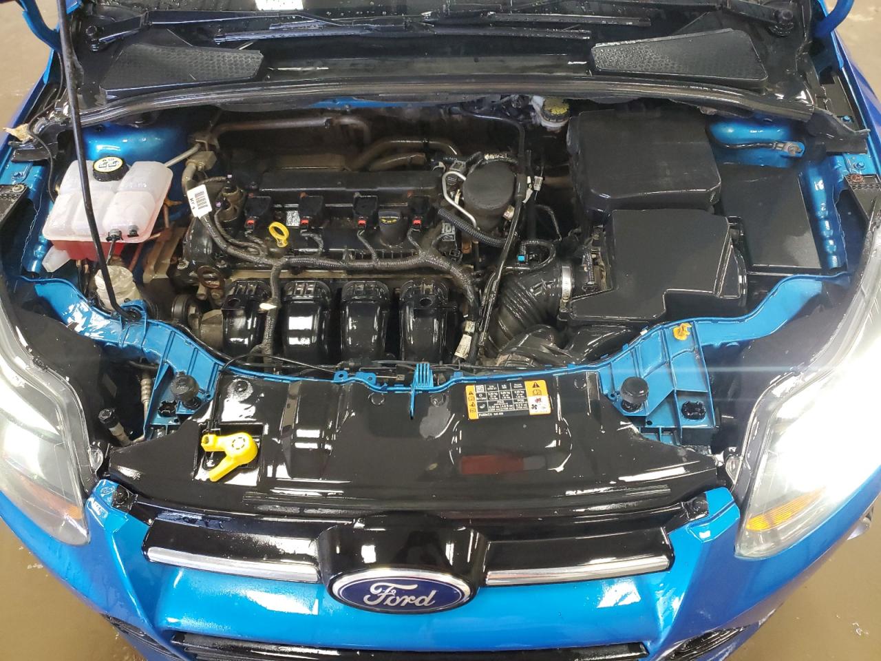 2014 Ford Focus VIN 1FADP3N24EL398236 Copart auction photo, side / front end damage thumbnail 11