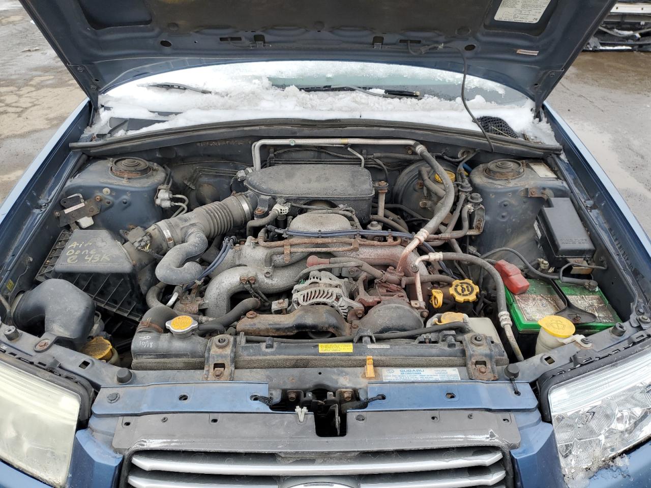 2007 Subaru Forester VIN JF1SG63647H702671 Copart auction photo, rear end / side damage thumbnail 12