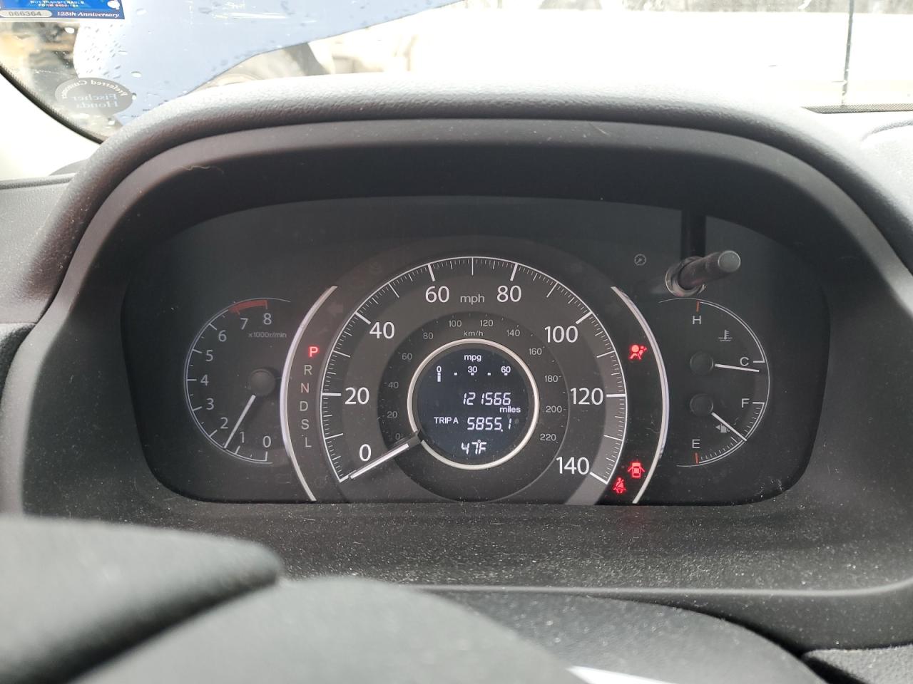 2015 Honda CR-V VIN 2HKRM4H55FH699625 Copart auction photo, rear end / front end damage thumbnail 9