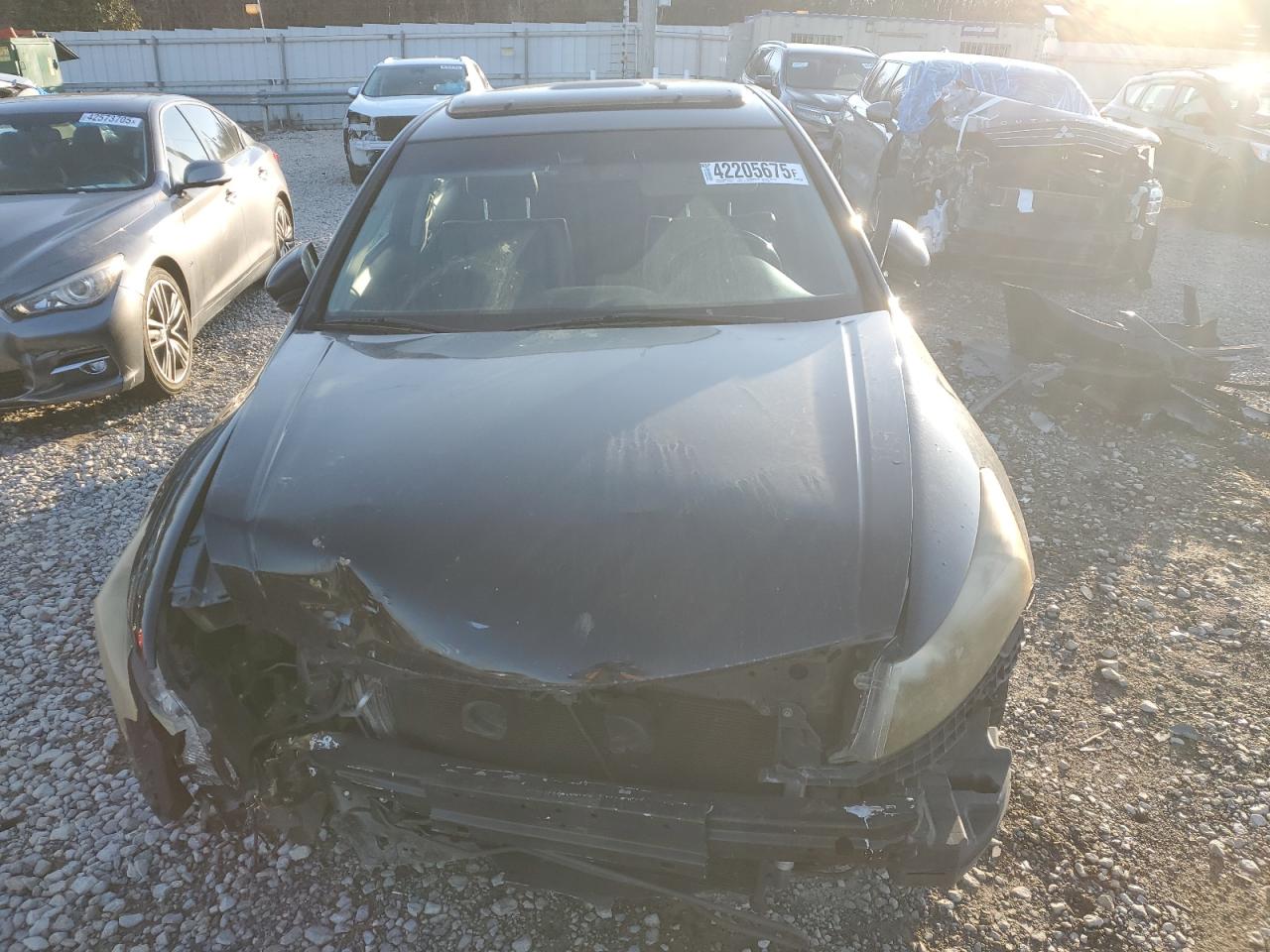 2011 Honda Accord VIN 1HGCP3F86BA015401 Copart auction photo, front end damage thumbnail 5