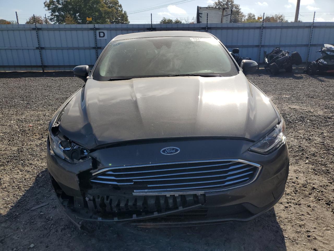 2020 Ford Fusion VIN 3FA6P0HDXLR103109 Copart auction photo, front end / side damage thumbnail 5