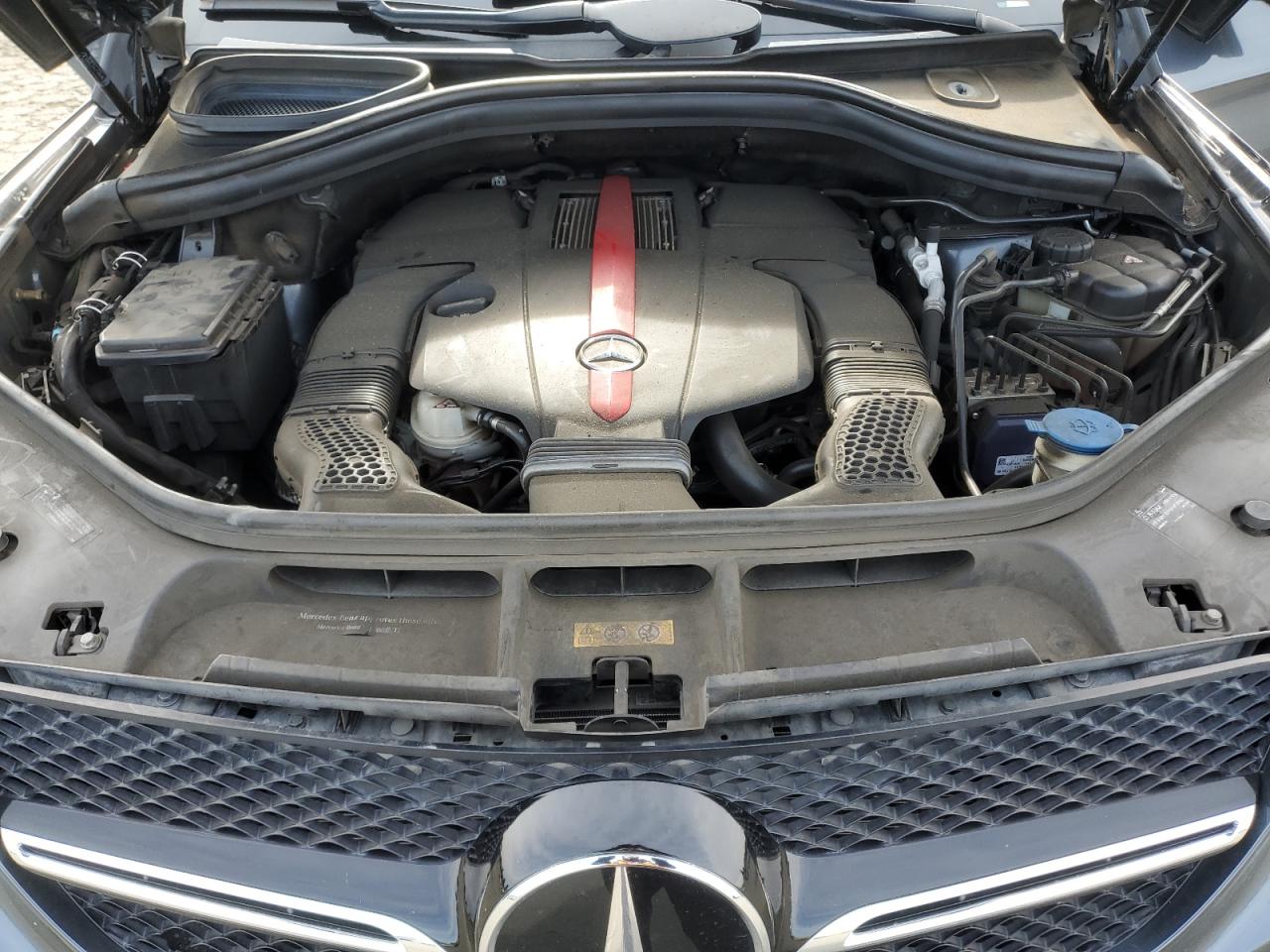2016 Mercedes-Benz GLE VIN 4JGED6EB1GA013573 Copart auction photo, vandalism damage thumbnail 12