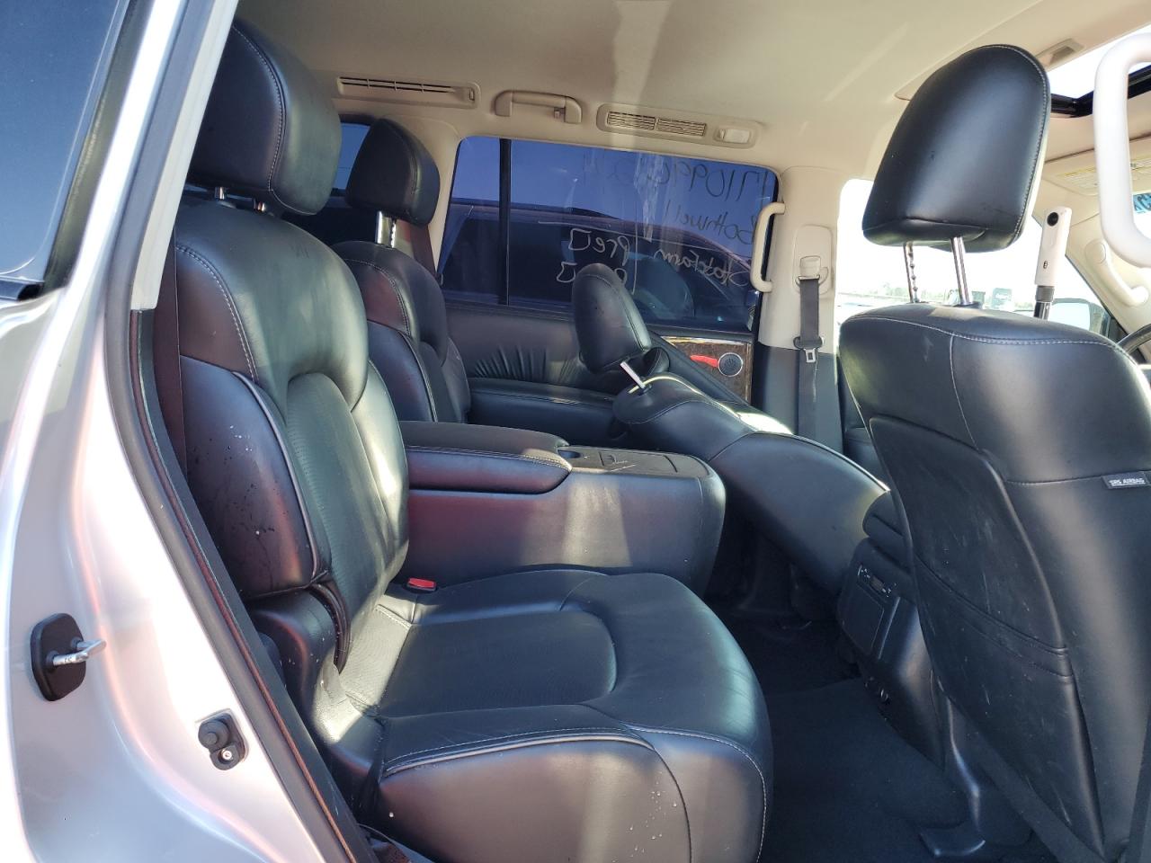 2017 Infiniti QX80 VIN JN8AZ2NE8H9155837 Copart auction photo, front end / side damage thumbnail 11