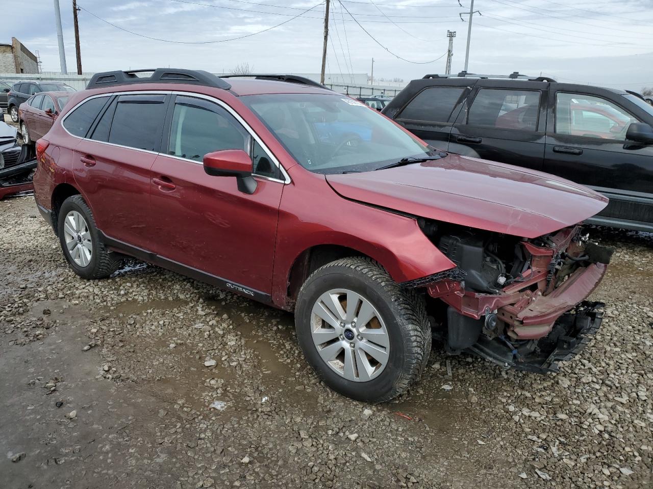 2019 Subaru Outback VIN 4S4BSAFC4K3221379 Copart auction photo, front end / minor dent/scratches damage thumbnail 4