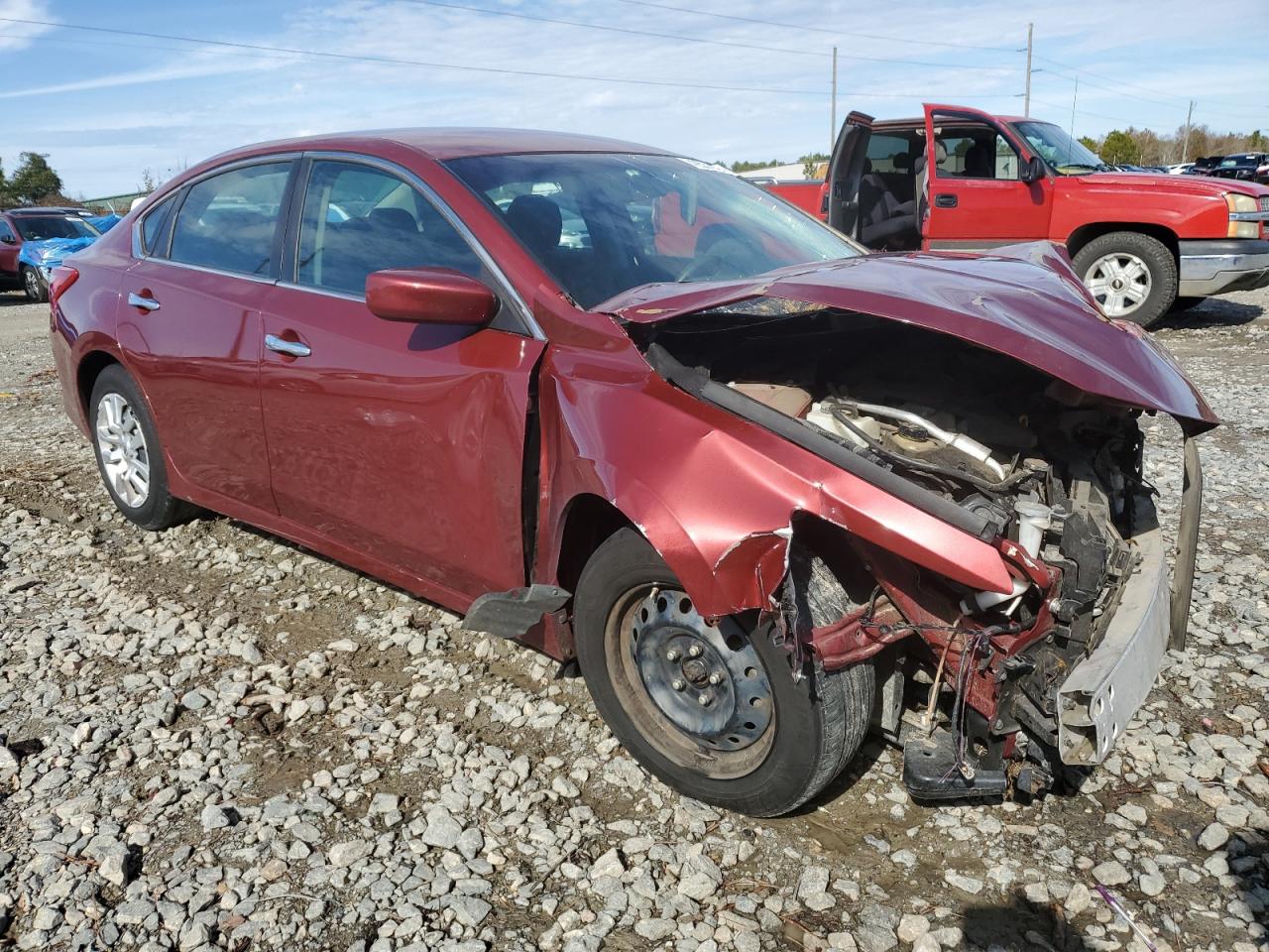2016 Nissan Altima VIN 1N4AL3AP3GN336415 Copart auction photo, front end / side damage thumbnail 4
