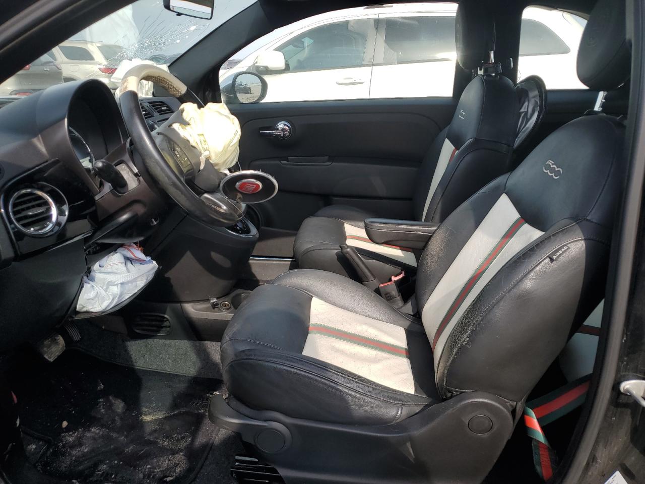 2012 Fiat 500 VIN 3C3CFFCR6CT287459 Copart auction photo, front end / mechanical damage thumbnail 7