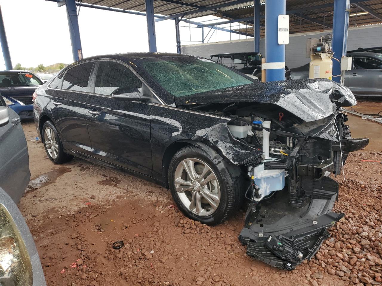 2019 Hyundai Sonata VIN 5NPE34AF4KH820322 Copart auction photo, front end damage thumbnail 4