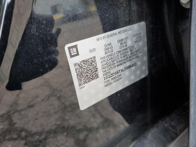2020 Chevrolet Malibu VIN 1G1ZD5STXLF088453 Copart auction photo, mechanical damage thumbnail 12