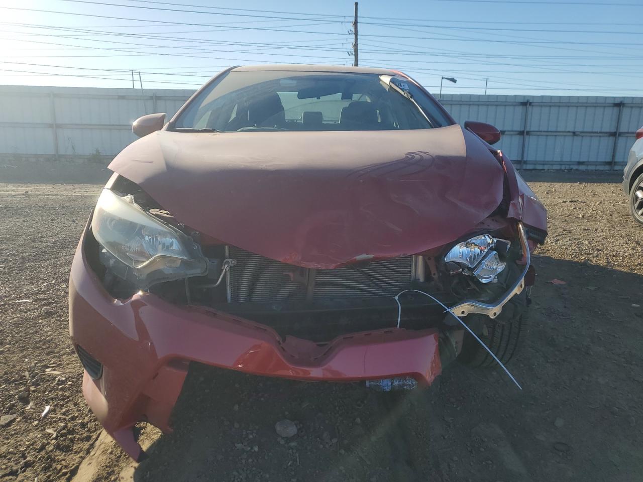 2015 Toyota Corolla VIN 5YFBURHE1FP242974 Copart auction photo, front end / minor dent/scratches damage thumbnail 5