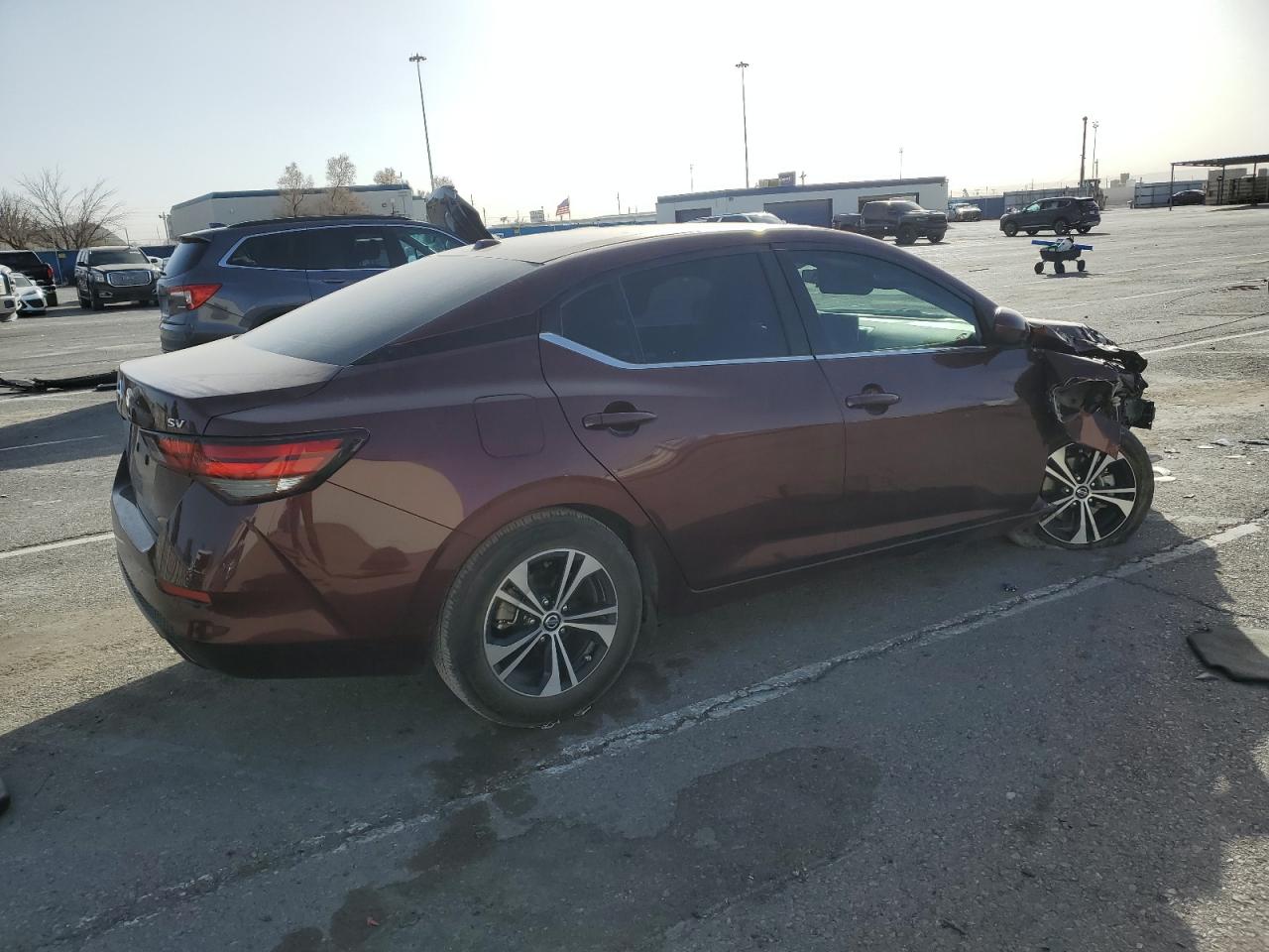 2022 Nissan Sentra VIN 3N1AB8CV0NY264839 Copart auction photo, front end / undercarriage damage thumbnail 3
