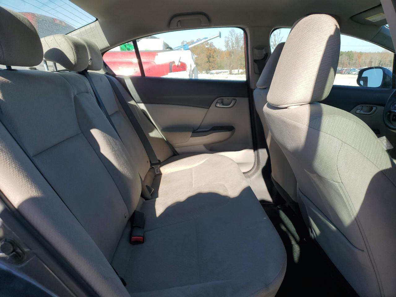 2013 Honda Civic VIN 19XFB2F55DE089158 Copart auction photo, rear end damage thumbnail 10