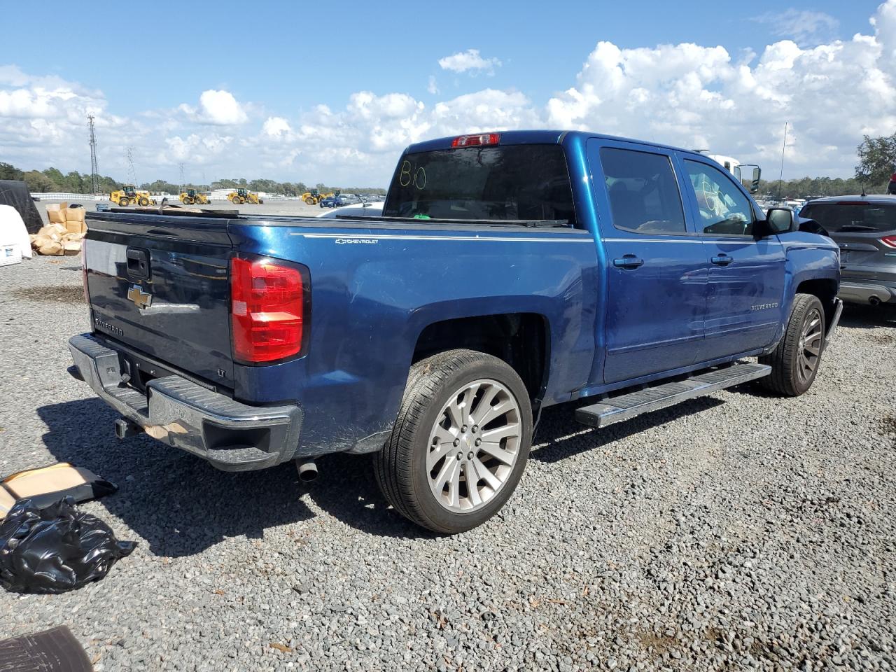 2018 Chevrolet Silverado VIN 3GCPCREC5JG214346 Copart auction photo, front end / side damage thumbnail 3