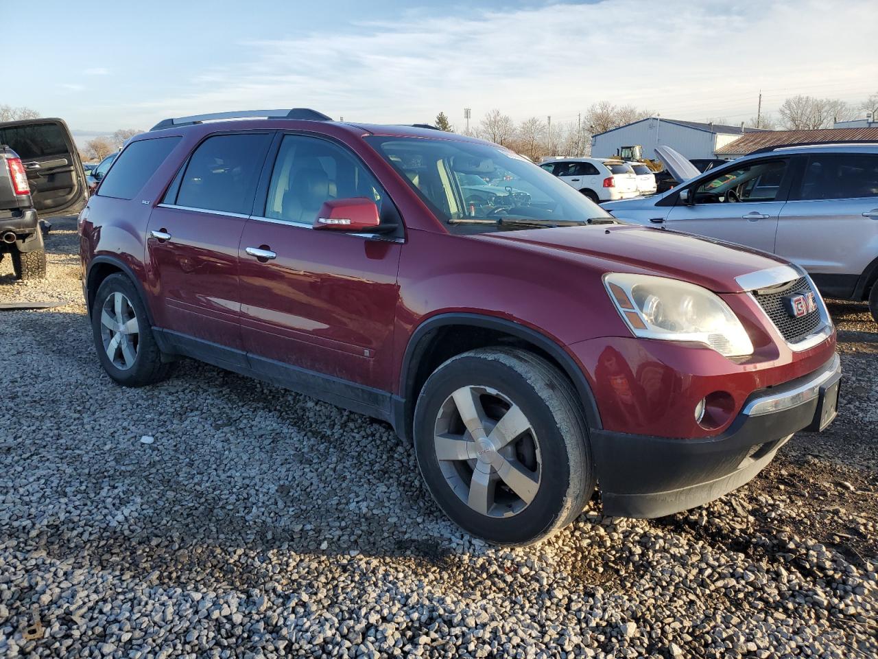 2010 GMC Acadia VIN 1GKLVMED1AJ161281 Copart auction photo, side / rear end damage thumbnail 4
