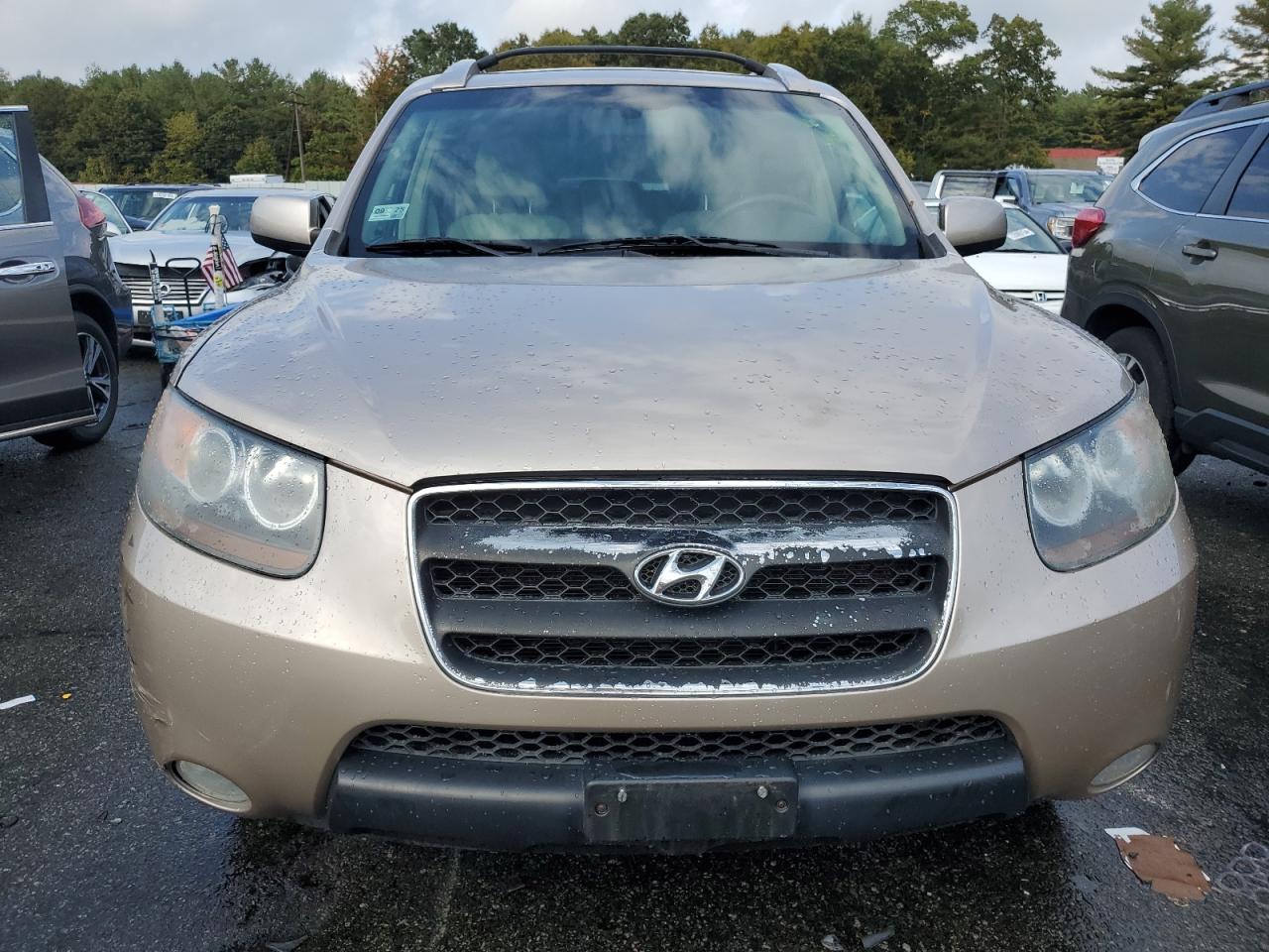 2007 Hyundai Santa Fe VIN 5NMSG73D17H032977 Copart auction photo, front end / minor dent/scratches damage thumbnail 5
