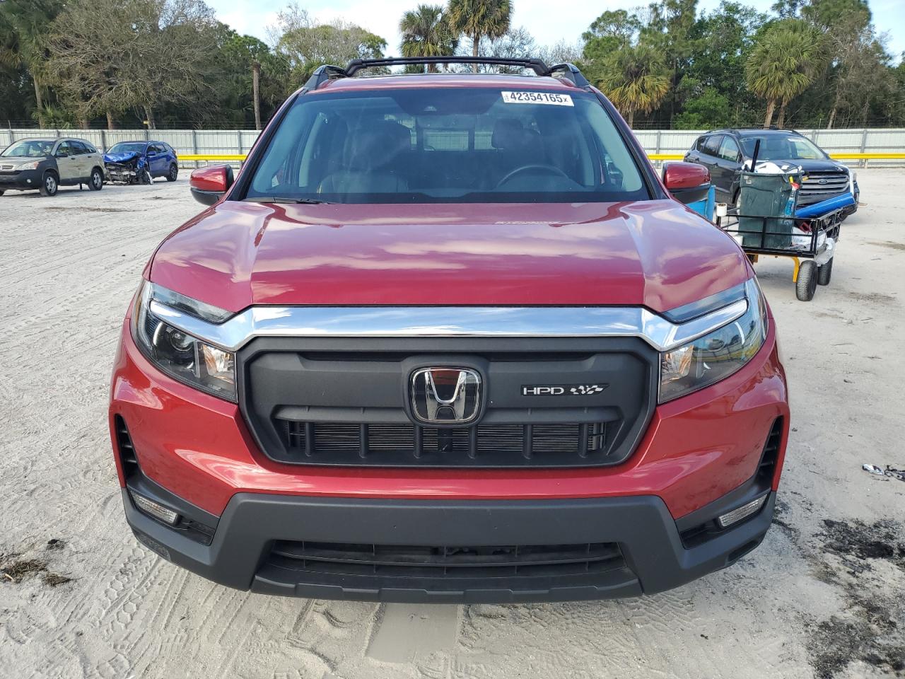 2024 Honda Ridgeline VIN 5FPYK3F59RB013630 Copart auction photo, side / minor dent/scratches damage thumbnail 5