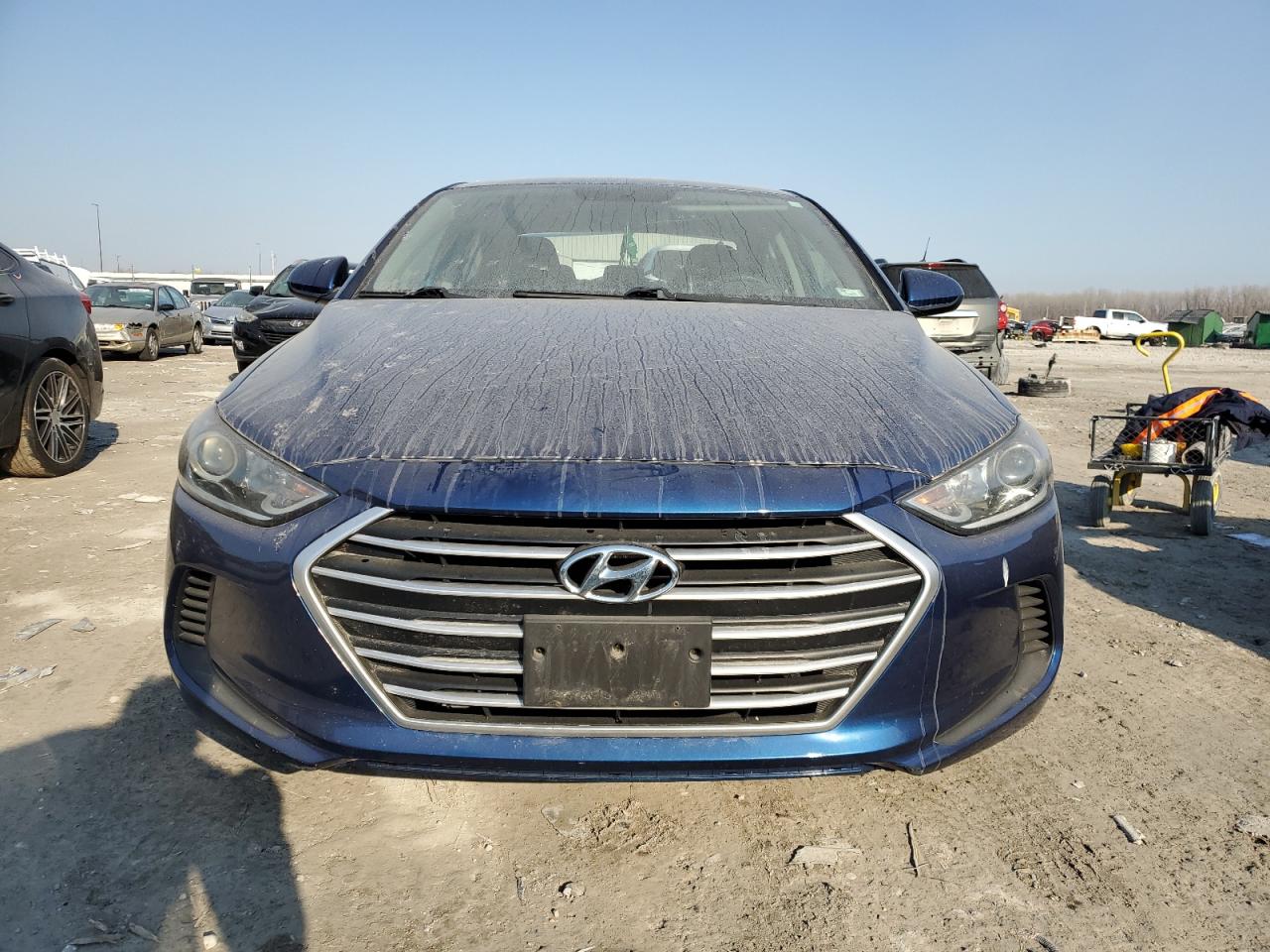 2018 Hyundai Elantra VIN 5NPD84LF8JH246185 Copart auction photo, rear end damage thumbnail 5