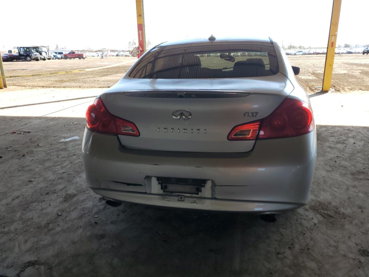 2010 Infiniti G VIN JN1CV6AP1AM402474 Copart auction photo, front end / rear end damage thumbnail 6
