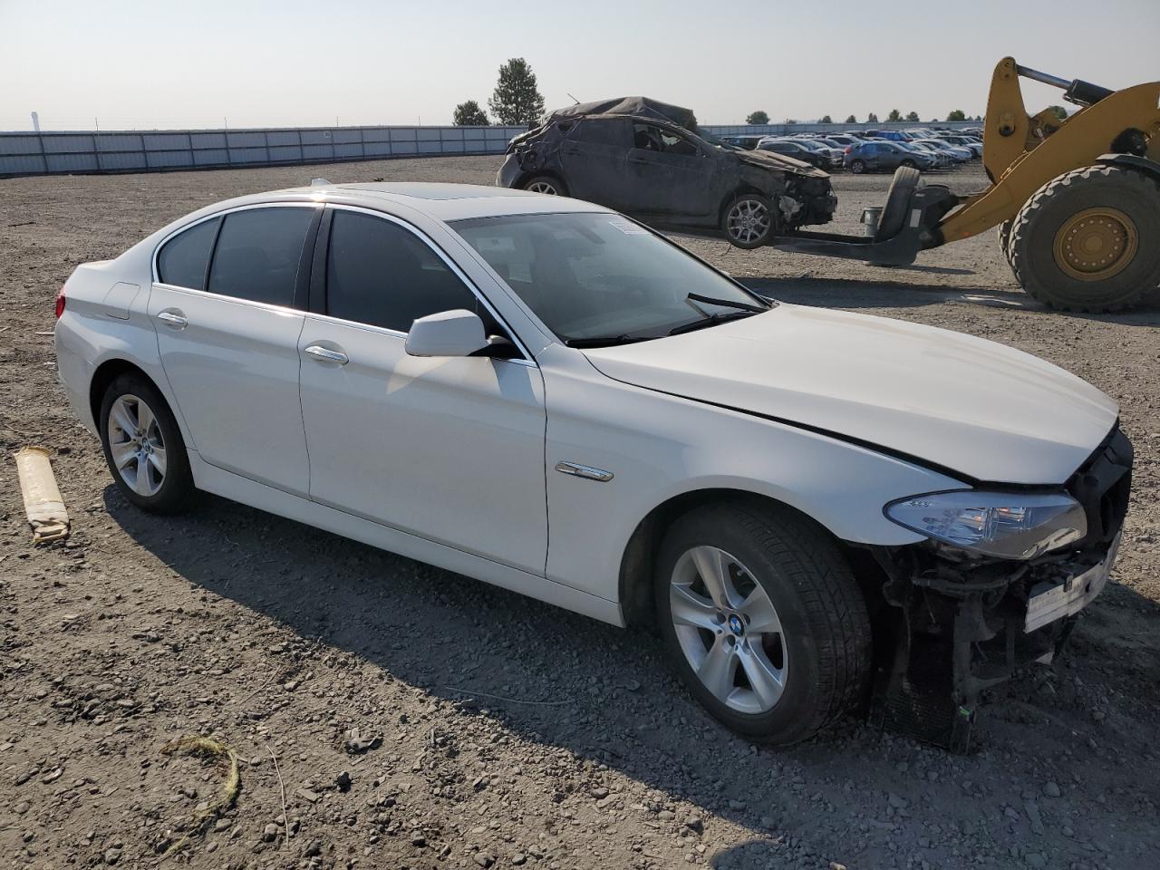 2013 BMW 5er VIN WBAXH5C55DD115202 Copart auction photo, front end damage thumbnail 4