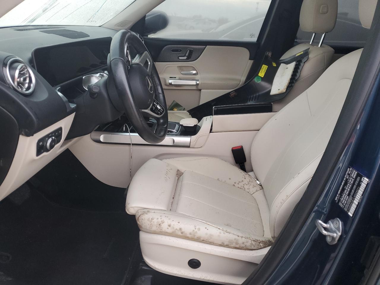 2020 Mercedes-Benz GLB VIN W1N4M4GB1LW029571 Copart auction photo, water/flood damage thumbnail 7