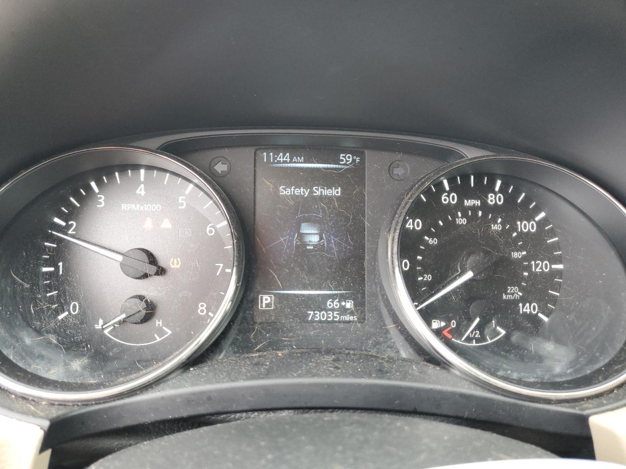 2017 Nissan Rogue VIN JN8AT2MT4HW401768 Copart auction photo, front end / rear end damage thumbnail 9