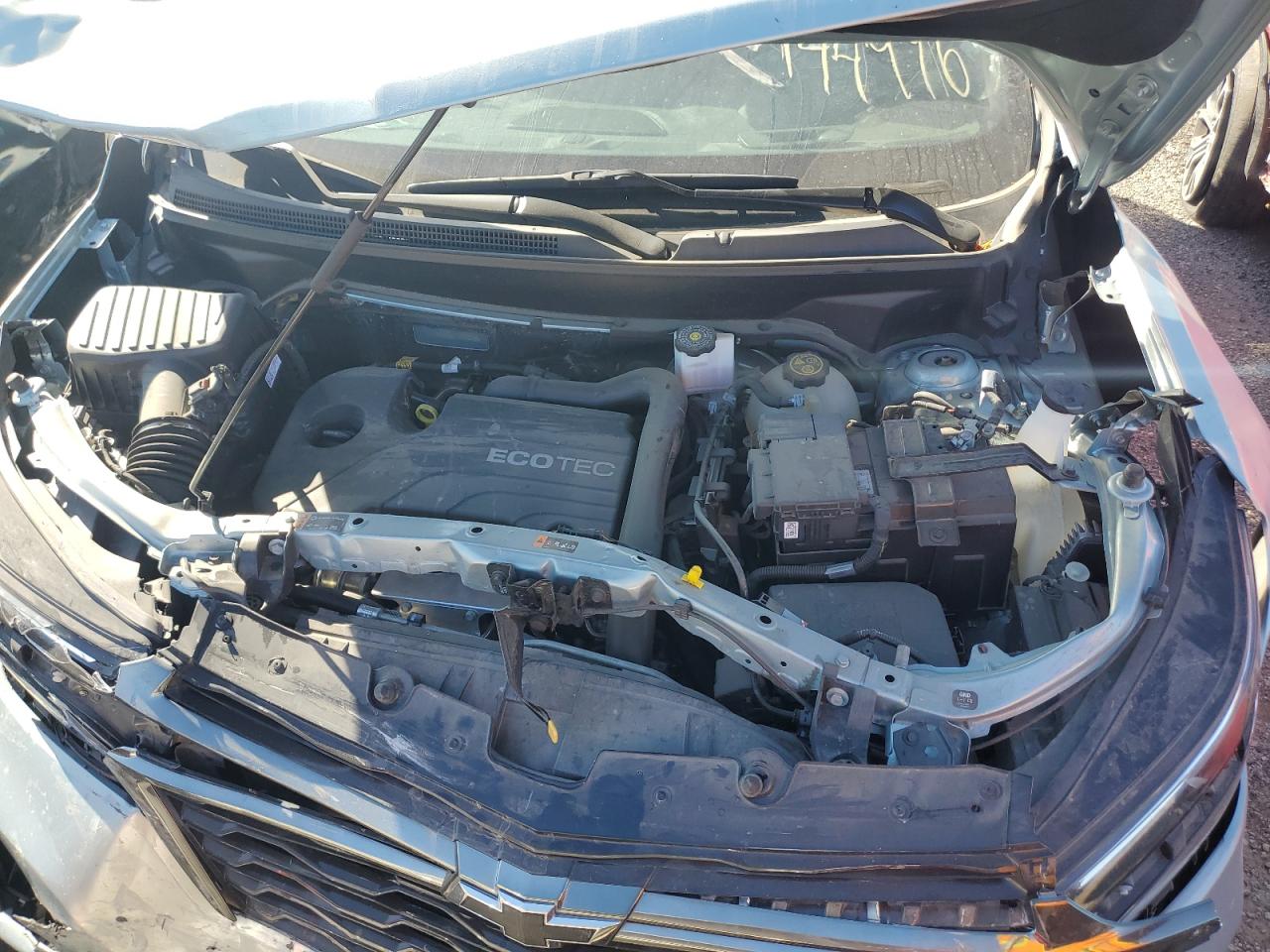2022 Chevrolet Equinox VIN 2GNAXWEV7N6144996 Copart auction photo, front end / side damage thumbnail 11