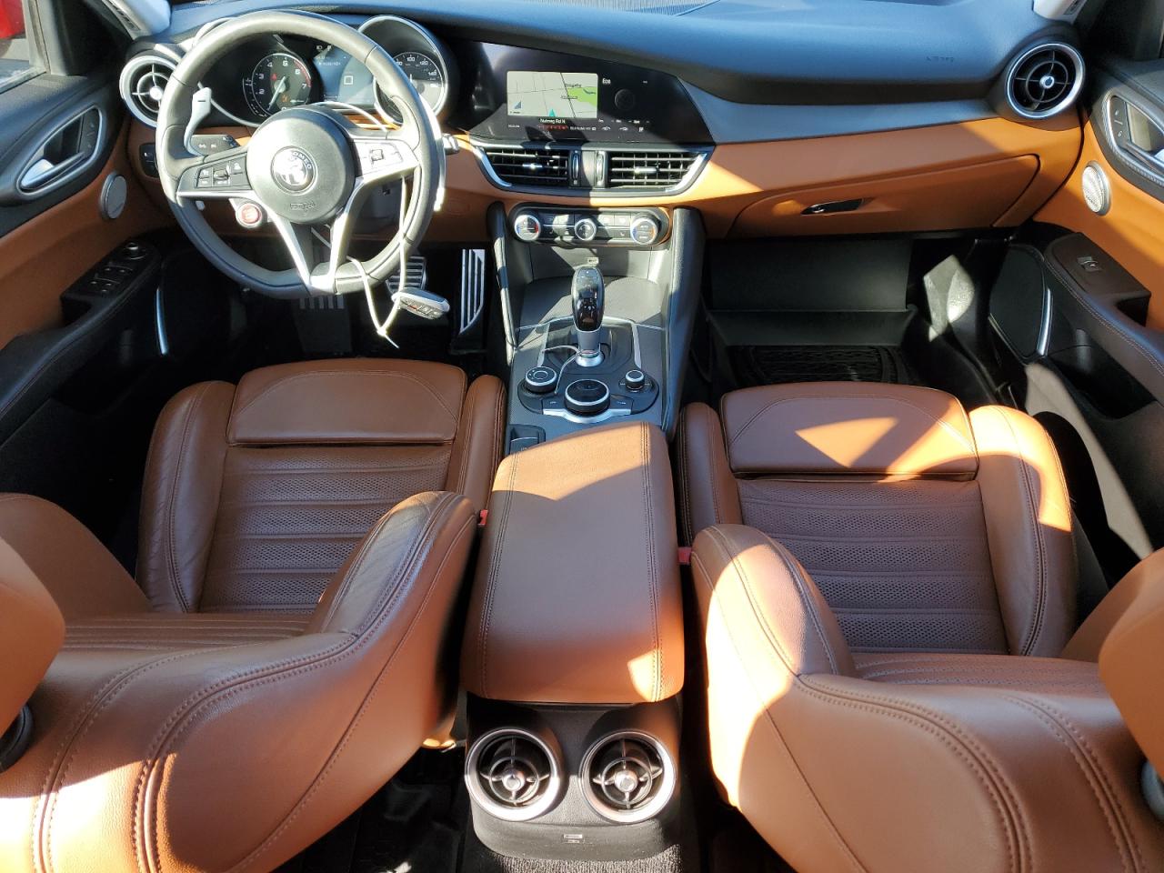2018 Alfa Romeo Giulia VIN ZARFAEEN3J7572218 Copart auction photo, rear end damage thumbnail 8