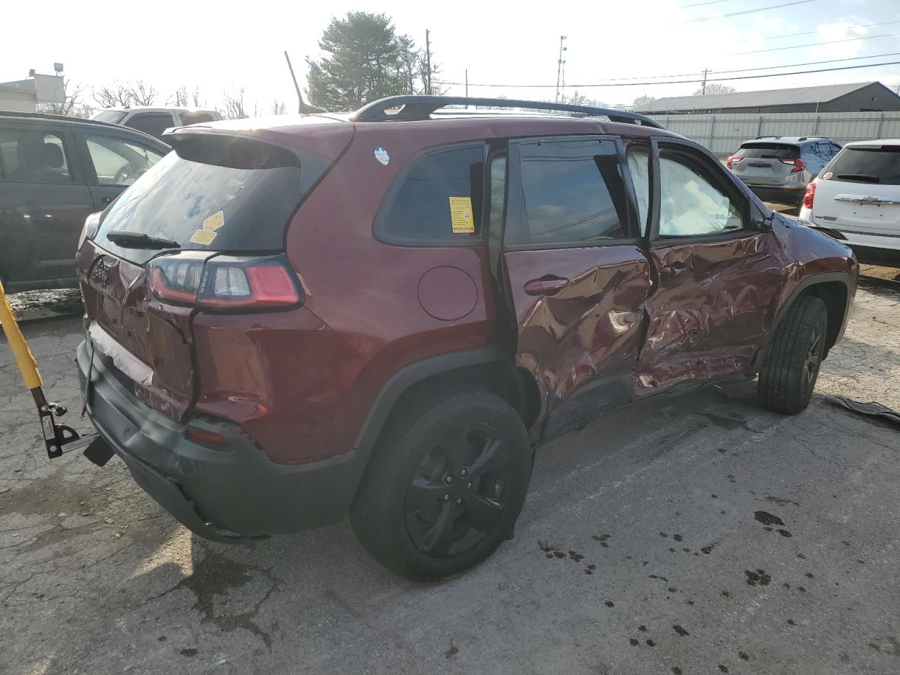 2019 Jeep Grand Cherokee VIN 1C4PJMLX3KD302096 Copart auction photo, all over damage thumbnail 3
