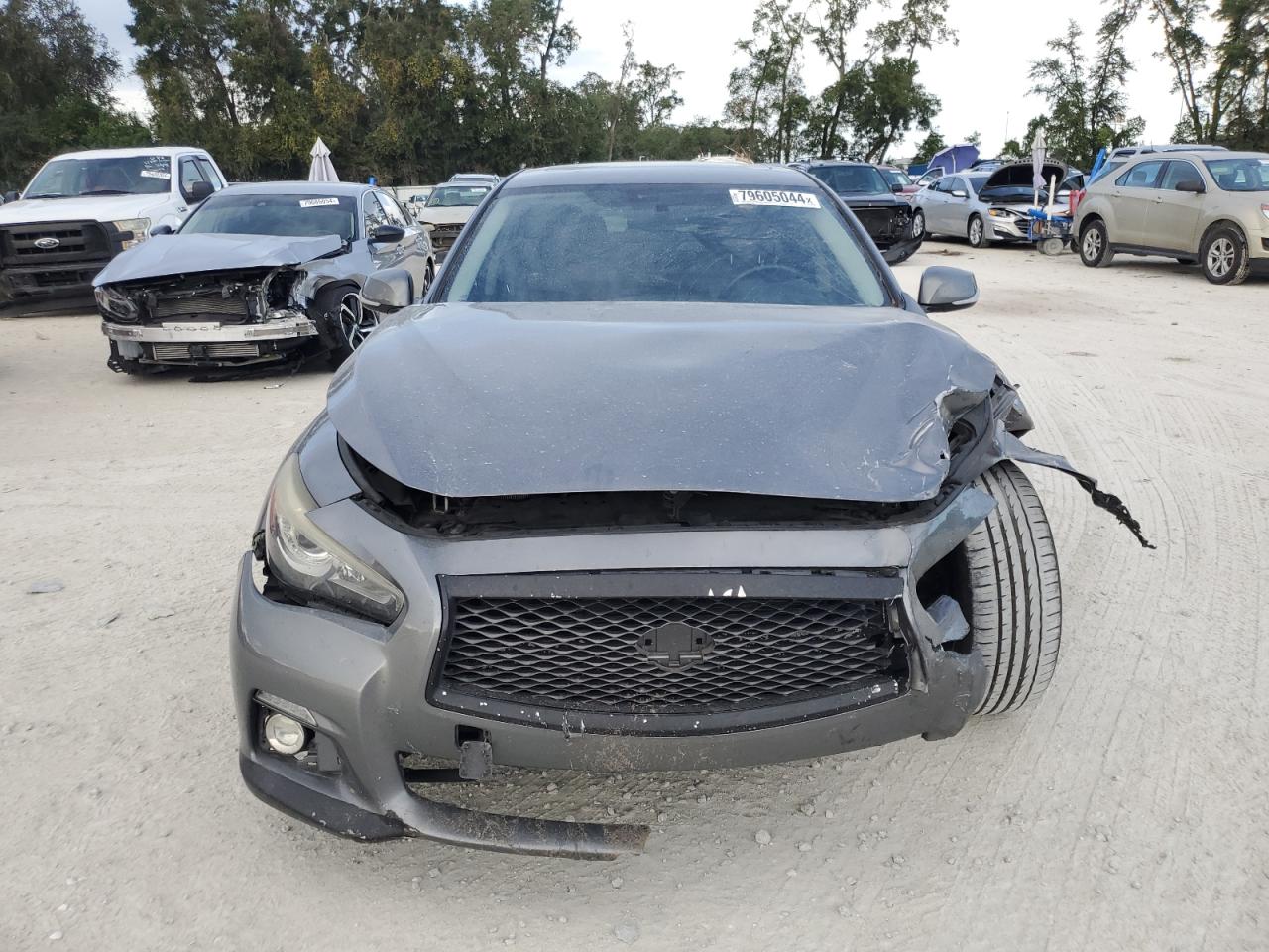 2017 Infiniti Q50 VIN JN1EV7AP7HM730037 Copart auction photo, front end / minor dent/scratches damage thumbnail 5