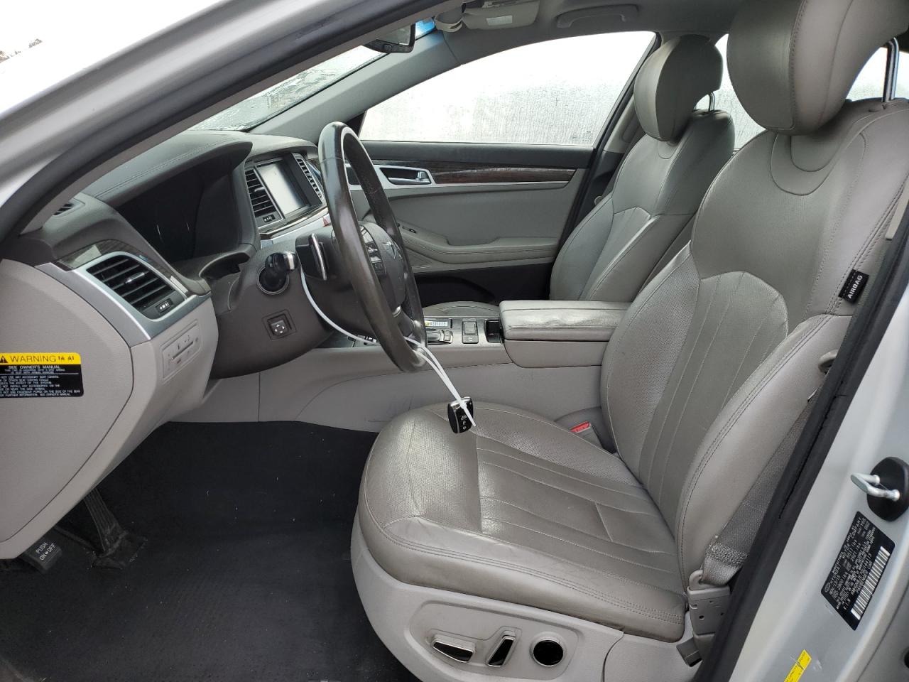 2016 Hyundai Genesis VIN KMHGN4JE7GU144113 Copart auction photo, front end / side damage thumbnail 7