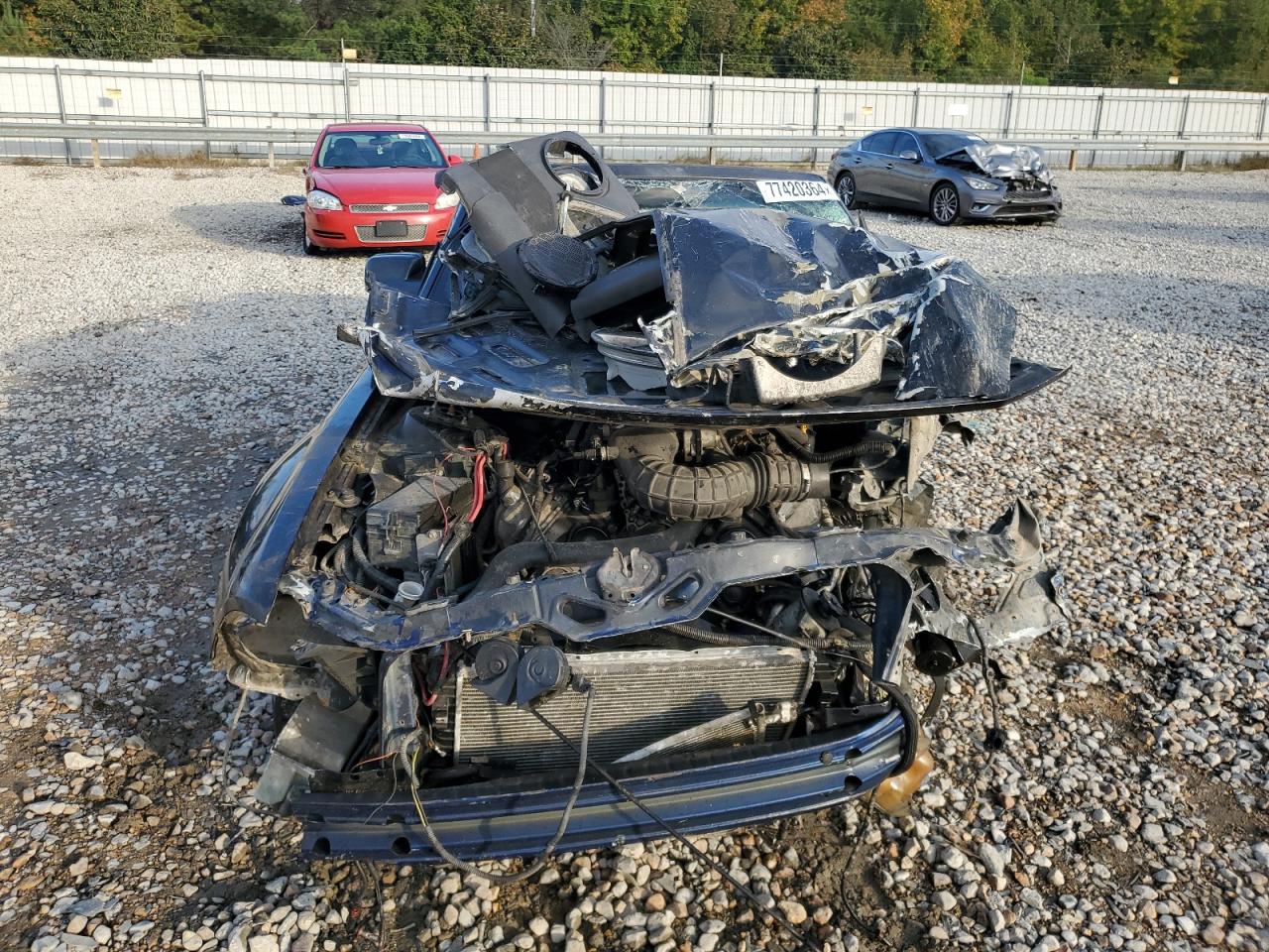 2008 Ford Mustang VIN 1ZVHT85H585148521 Copart auction photo, all over damage thumbnail 5