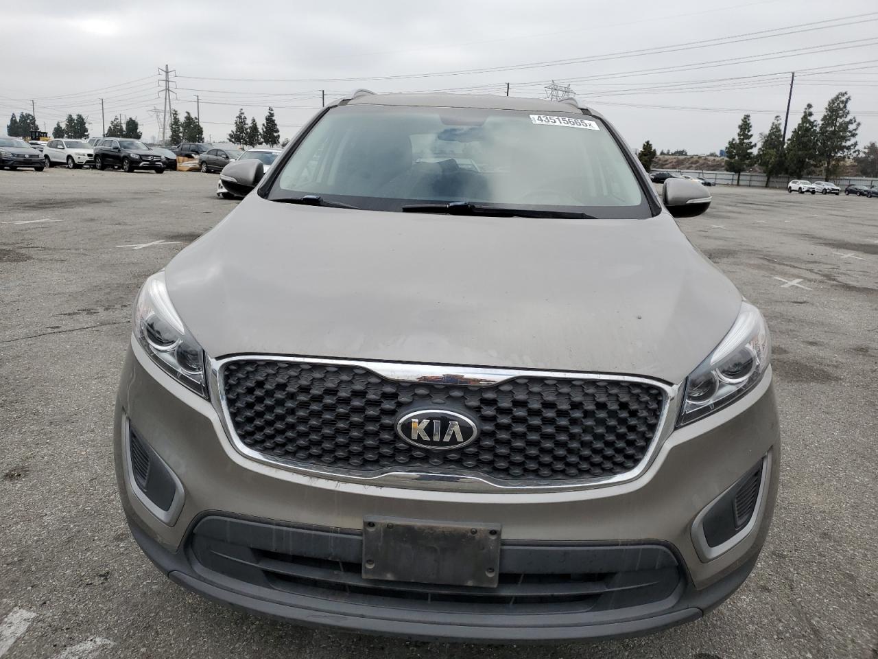 2017 KIA Sorento VIN 5XYPG4A31HG263260 Copart auction photo, rear end damage thumbnail 5
