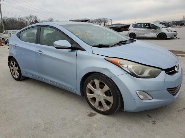 2012 Hyundai Elantra VIN KMHDH4AE1CU318956 Copart auction photo, rear end / side damage thumbnail 4