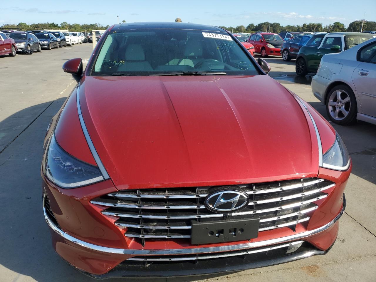 2023 Hyundai Sonata VIN KMHL54JJ0PA079389 Copart auction photo, water/flood damage thumbnail 5