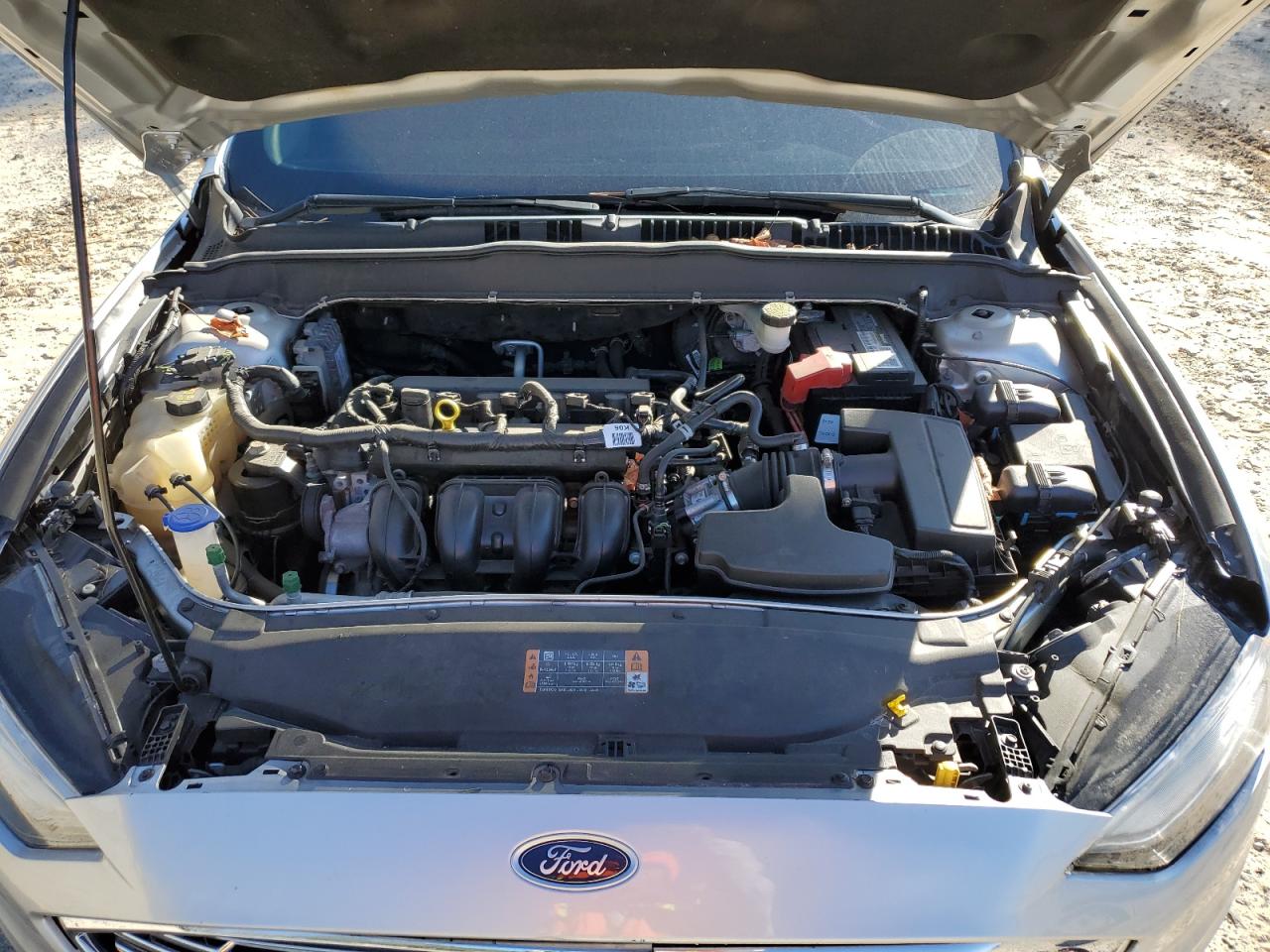 2017 Ford Fusion VIN 3FA6P0H74HR177787 Copart auction photo, rear end damage thumbnail 13