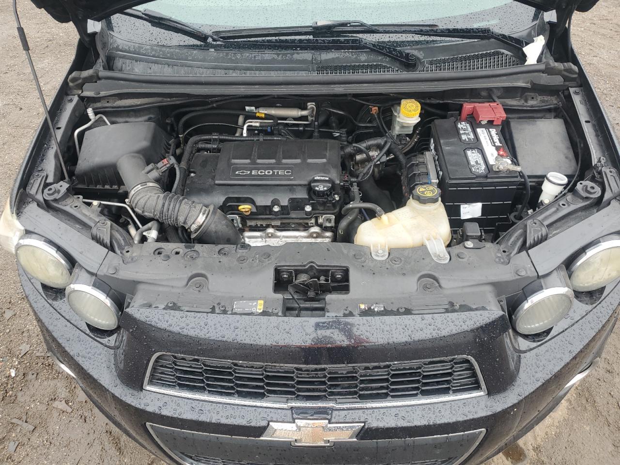 2015 Chevrolet Sonic VIN 1G1JE5SBXF4197805 Copart auction photo, side / rear end damage thumbnail 11