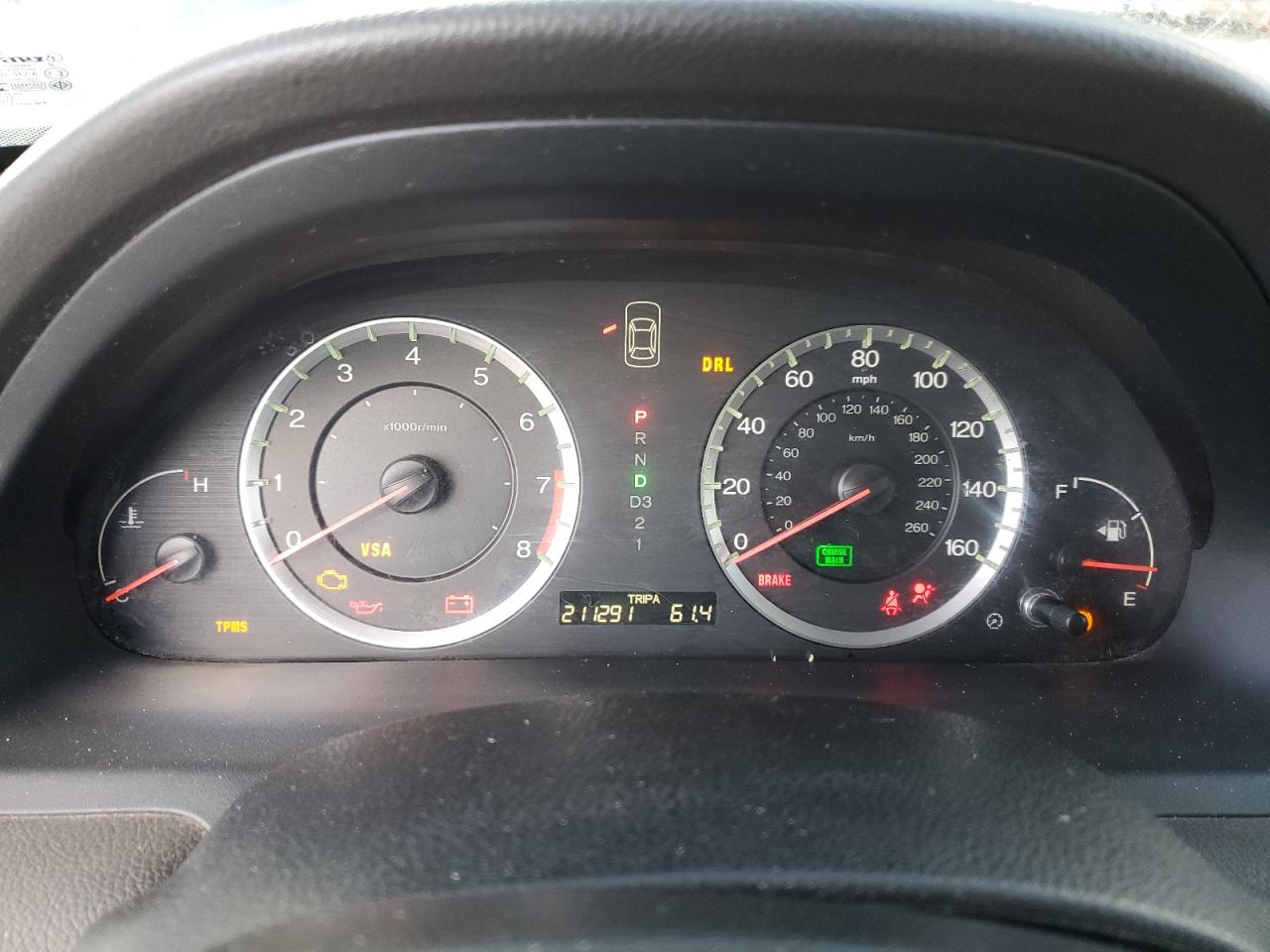 2008 Honda Accord VIN 1HGCP26318A104543 Copart auction photo, front end / rear end damage thumbnail 9