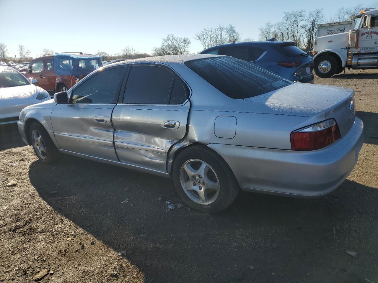 2003 Acura TL VIN 19UUA56653A018758 Copart auction photo, side damage thumbnail 2