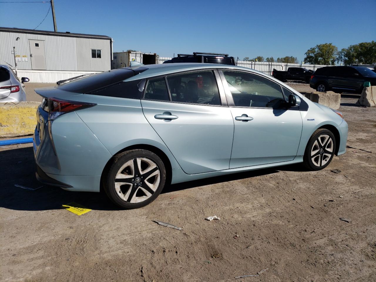 2017 Toyota Prius VIN JTDKARFU5H3530429 Copart auction photo, side / rear end damage thumbnail 3