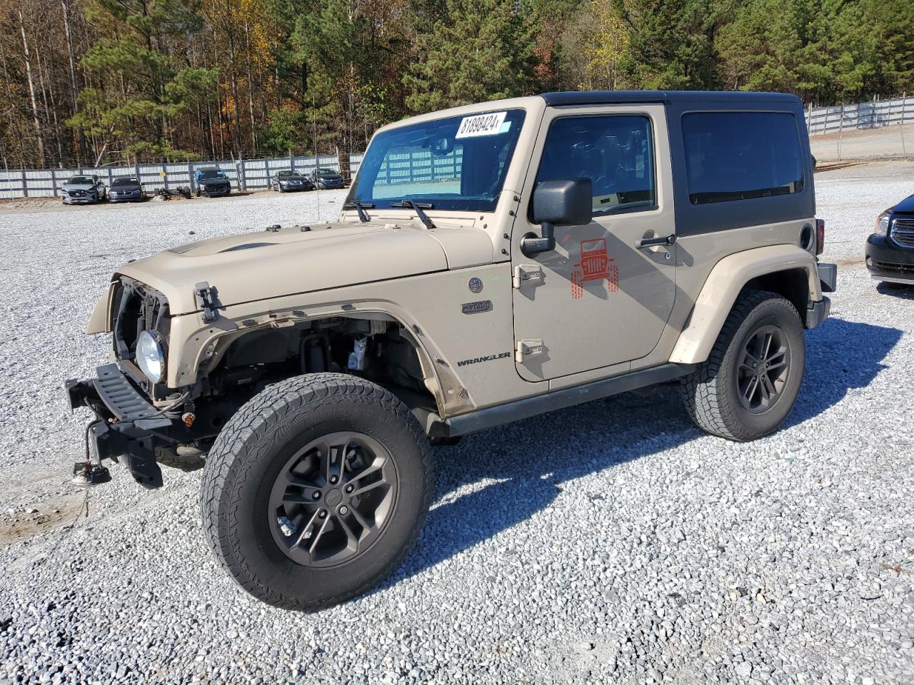2016 Jeep Wrangler VIN 1C4AJWBG3GL217999