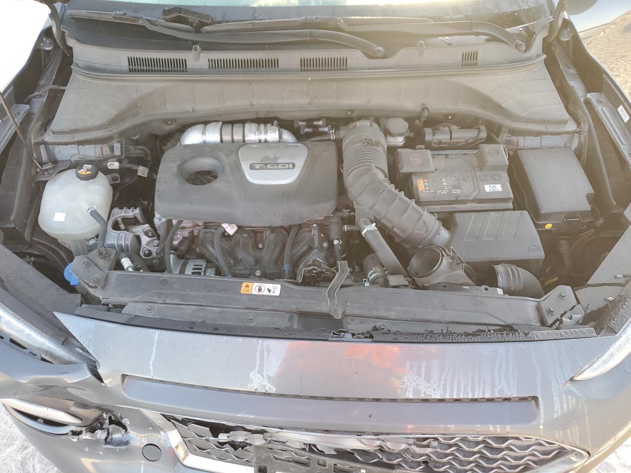 2019 Hyundai Kona VIN KM8K53A5XKU360373 Copart auction photo, front end damage thumbnail 13