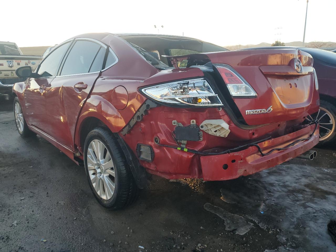 2009 Mazda 6 VIN 1YVHP82A595M14873 Copart auction photo, rollover damage thumbnail 2