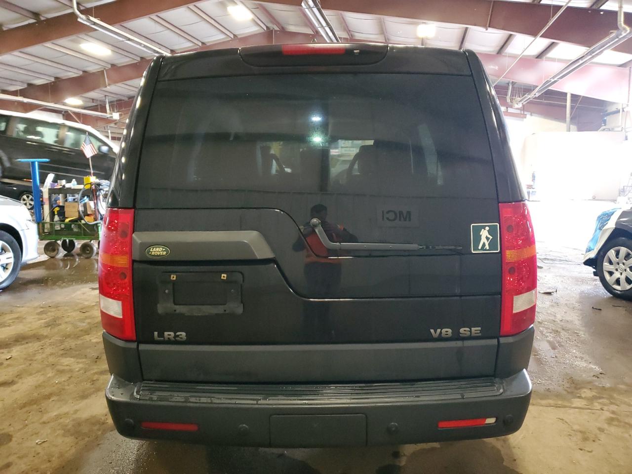 2007 Land Rover LR3 VIN SALAE25407A431030 Copart auction photo, front end / side damage thumbnail 6