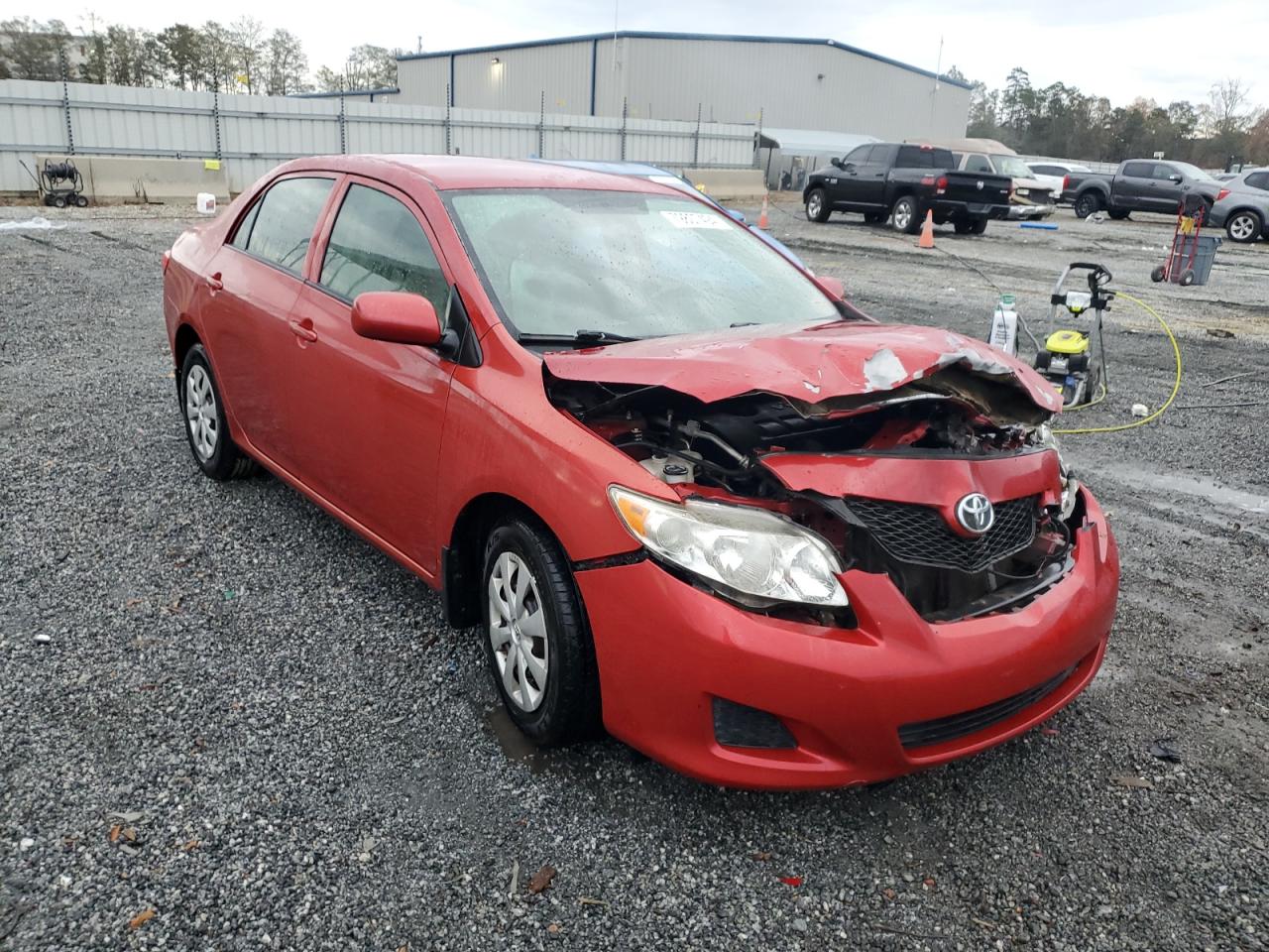 2010 Toyota Corolla VIN JTDBU4EE3AJ083279 Copart auction photo, front end damage thumbnail 4