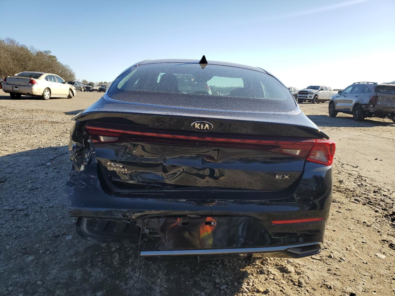 2021 KIA K5 VIN 5XXG34J28MG036133 Copart auction photo, rear end damage thumbnail 6